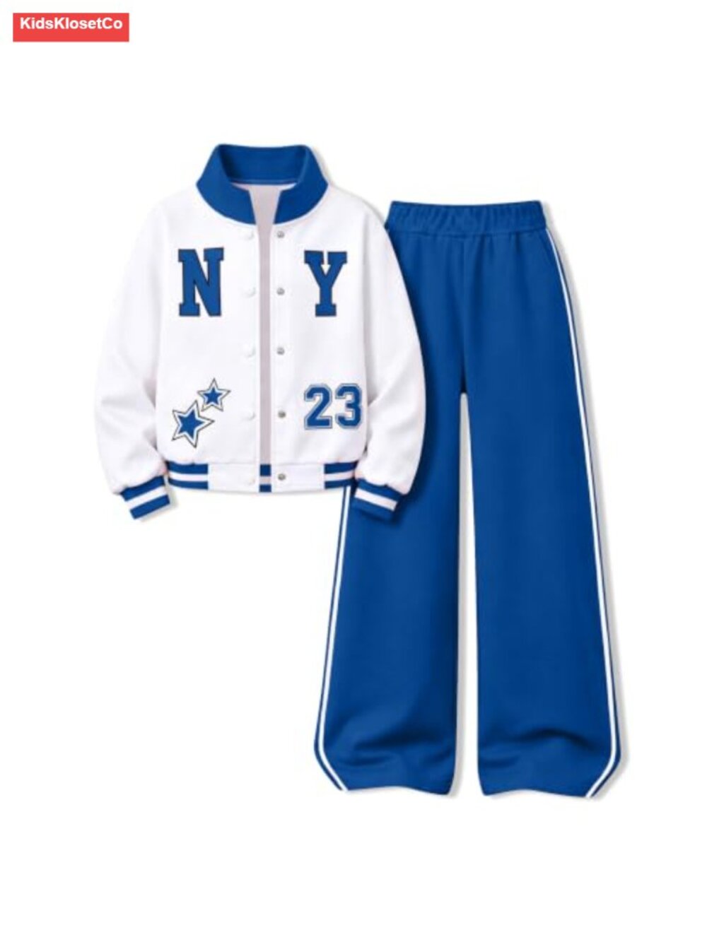 Girls 2-Piece Zip Up Sweatshirt & Pants Tracksuit Set